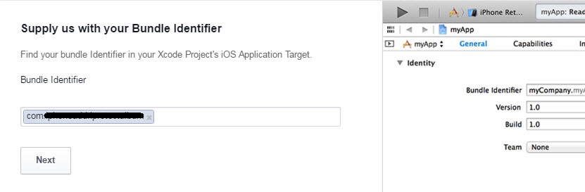 app bundle identifier