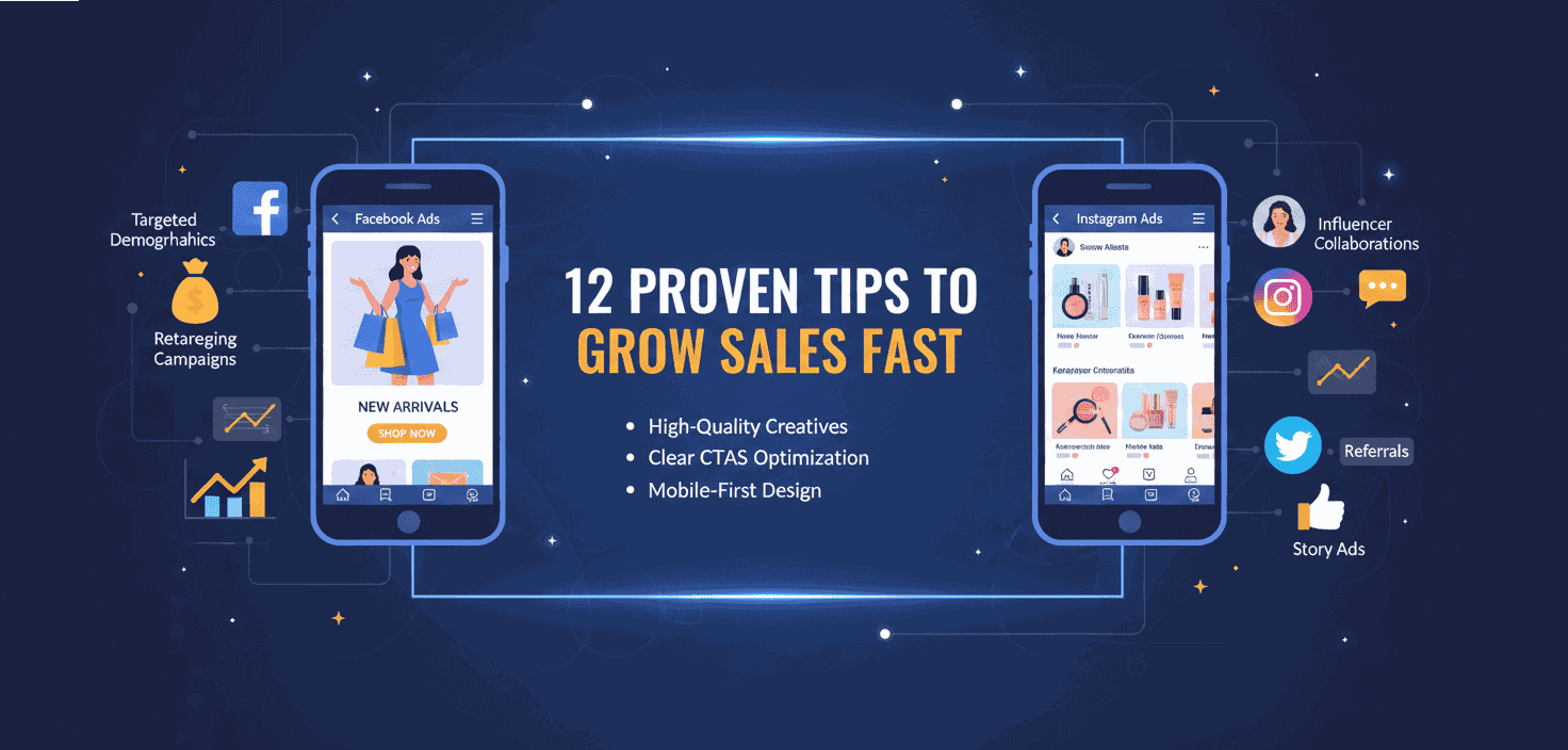 Facebook and Instagram Ads for E-commerce: 12 Proven Tips to Grow Sales Fast (2026 Guide)
