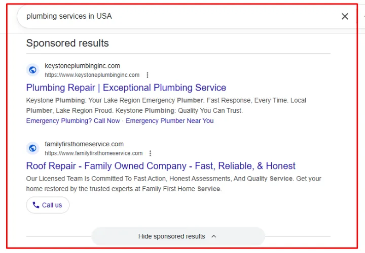 Google Ads Plumbing Marketing