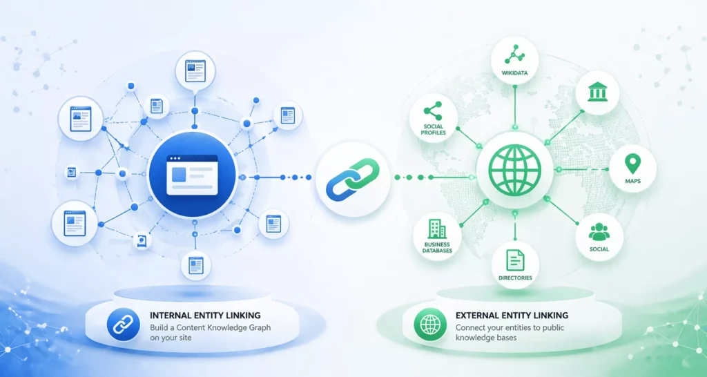 Internal vs External Entity Linking
