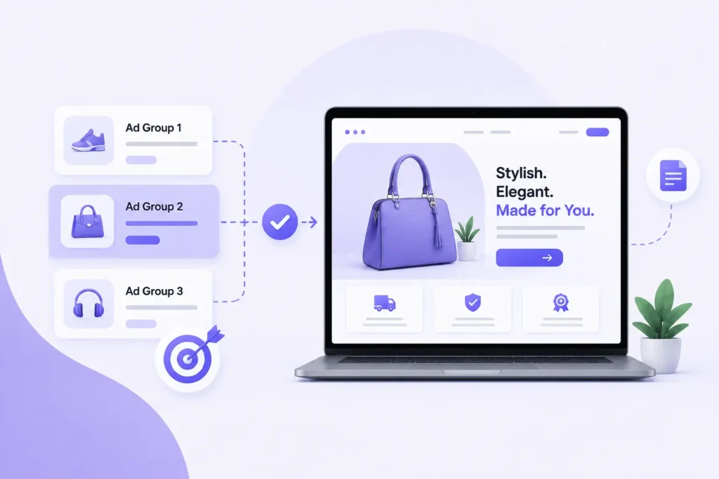 Dedicated Landing Page Per Ad Group
