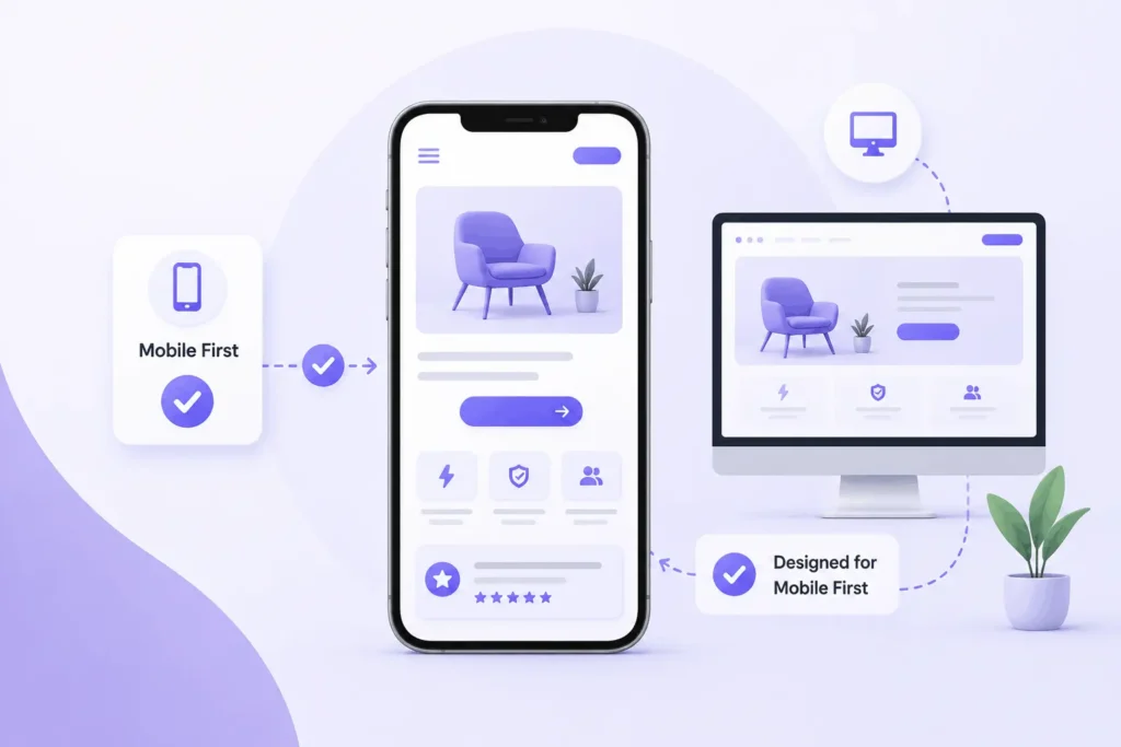 Mobile First Landing Page Design
