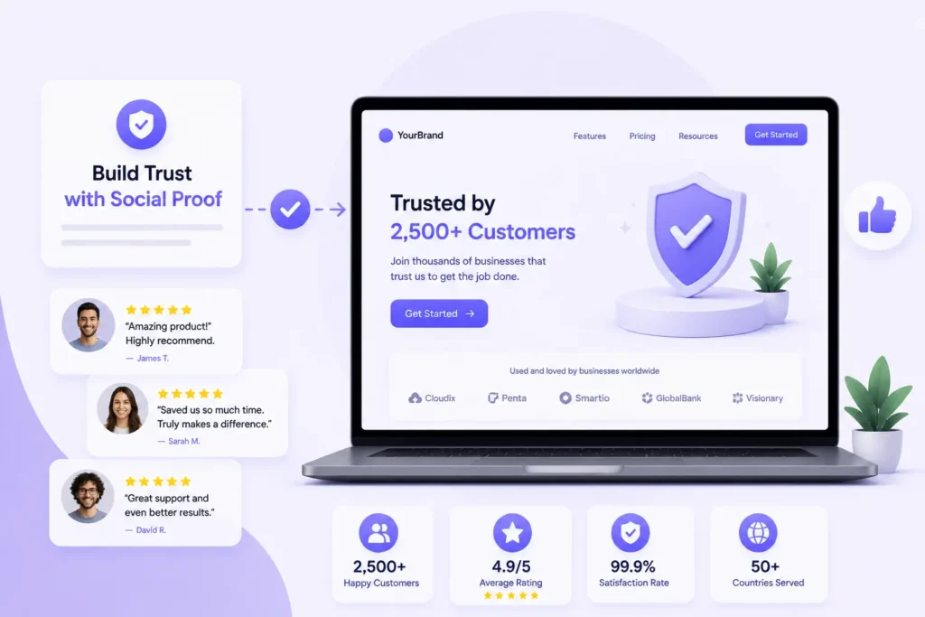 Build Trust with Social Proof
